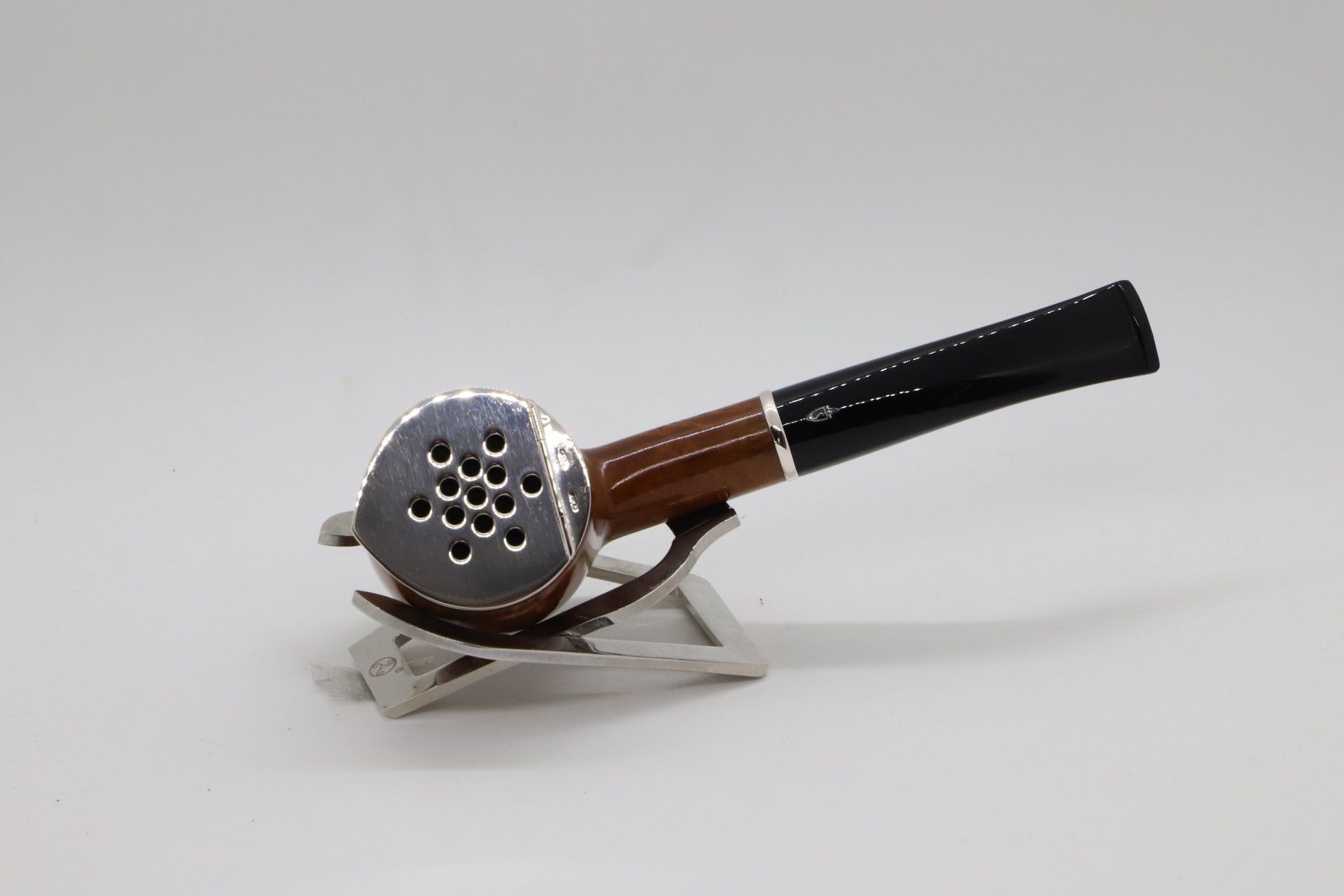 Pipe & Accessori: Savinelli 122 Silver Cap 6mm Pfeife (selten) – Usato da Blumenstein venduto da Hennig-Estate-Pipes 2