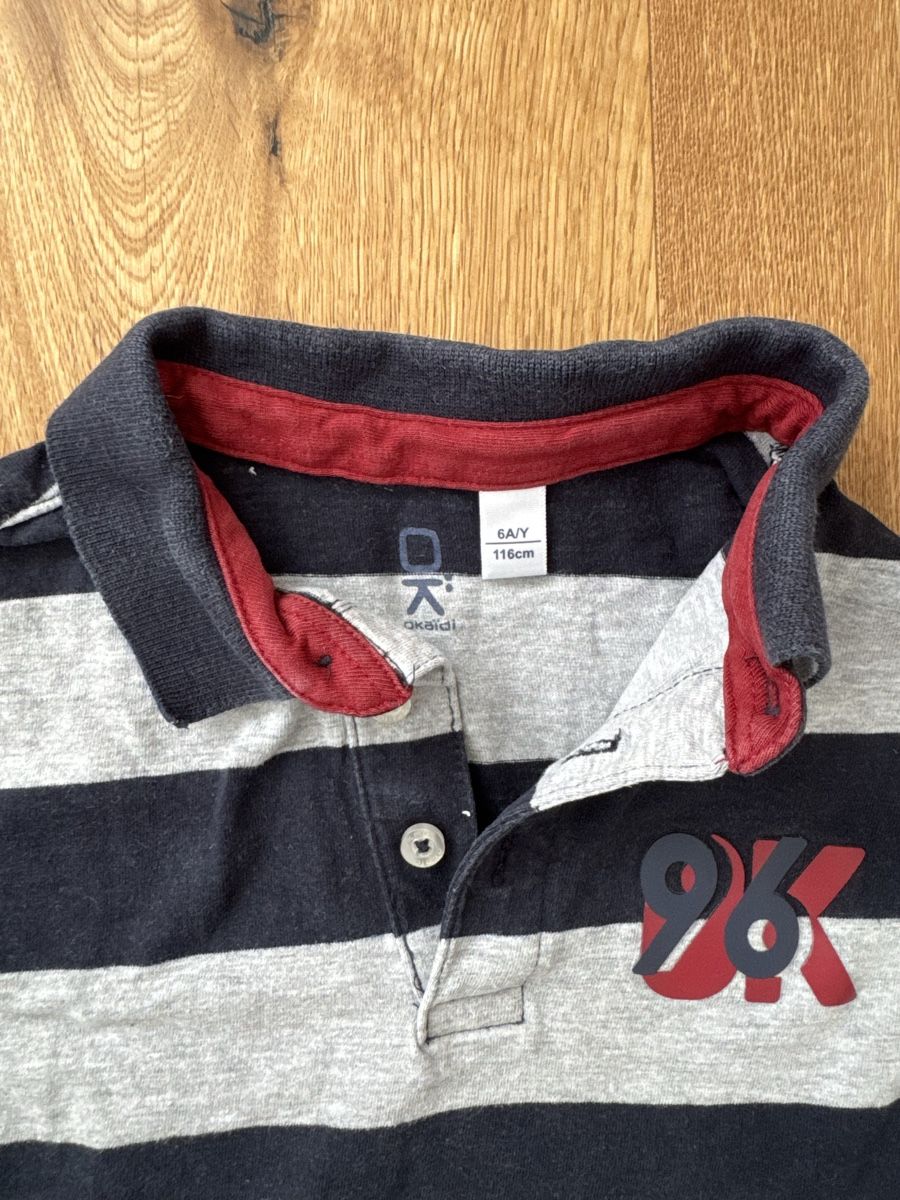 Okaidi Camicie, T-shirt & Polo: Kinder Okaïdi Shirt, Gr. 116 – Usato da Interlaken venduto da fbnscl 1