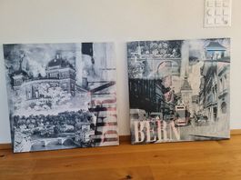 2x Leinwandbilder / Wandbilder (Swiss Made)  Bern-Motive