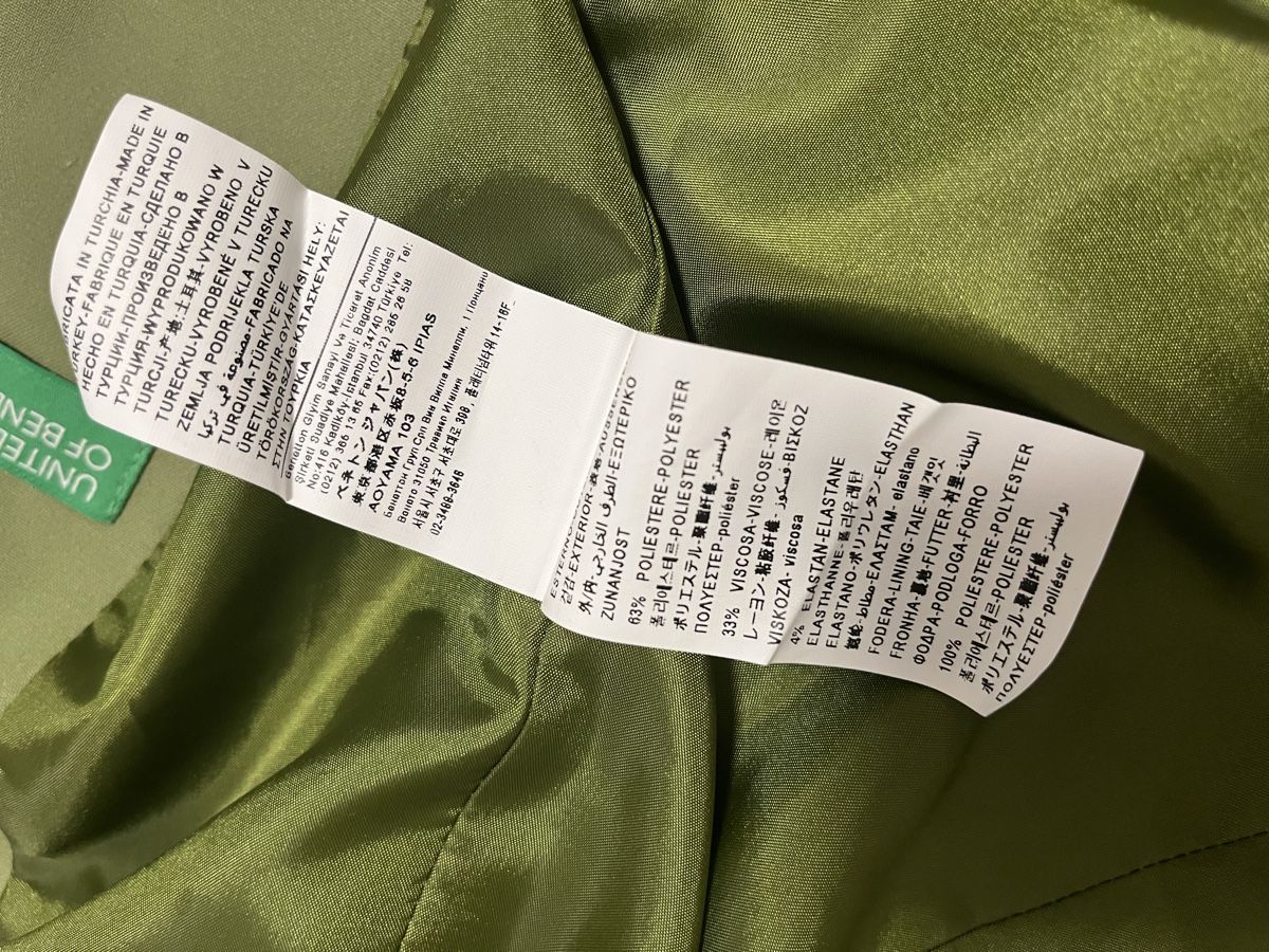 Benetton Giacche: Blazer Benetton oversized 32 neu – Nuovo (secondo la descrizione) da Birrwil venduto da vanyboo 4