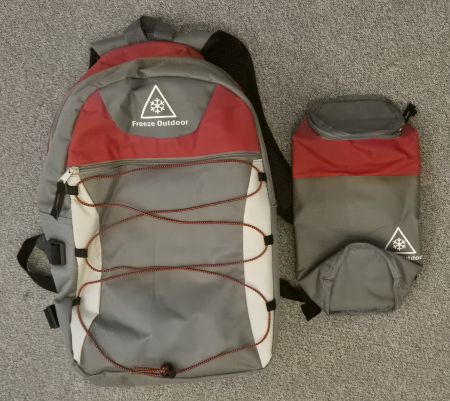Freeze Outdoor Thermo-Rucksack mit Flaschenhalter – Neu