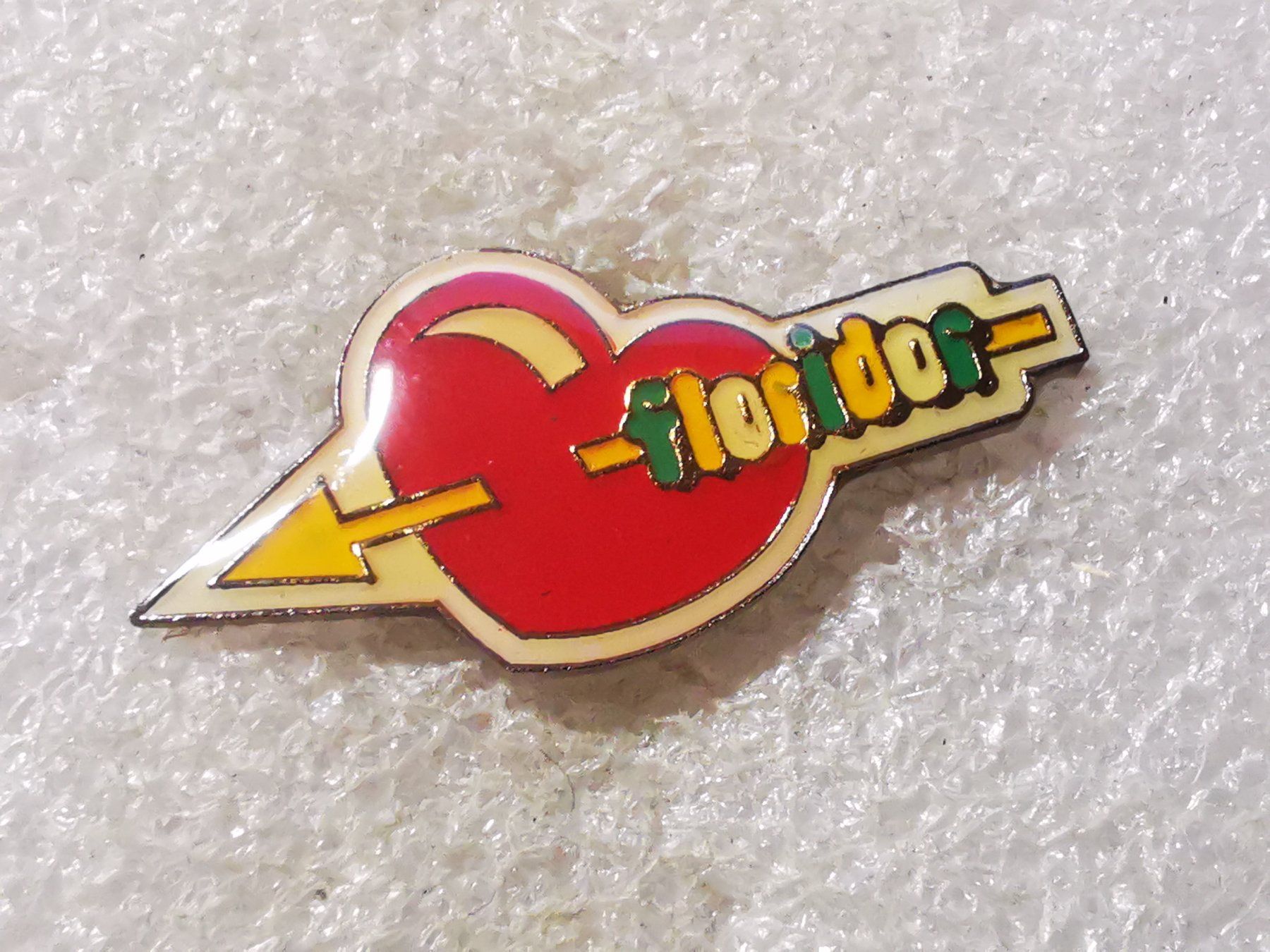 Placchette & Badge: Ansteckpin 118: Floridor – Usato da Oppligen venduto da Pin-Fall-Shop