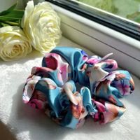 Scrunchie - Handgemachtes Seide Haargummi - Neu