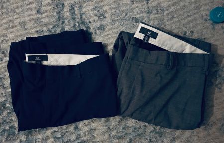 👖 2x Elegante Hosen – Grösse 42R   (58/XL) – Top Zustand