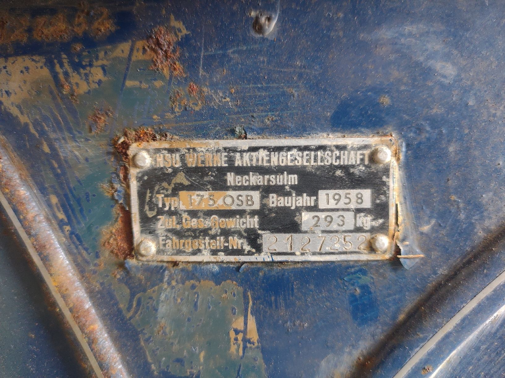 Altro: NSU Maxi 175 OSB Scheunenfund – Difettoso da Bolligen venduto da JBCM 7