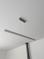 Hängeleuchte modern Aluminium schmal neuwertig