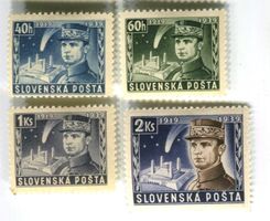 Briefmarken "Slowakische Staat 1939"