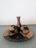 Kerzenständer-Set, Holz, Handarbeit aus Kenia