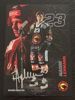Signierte Karte Marco Lehmann SCB Saison 2024/25