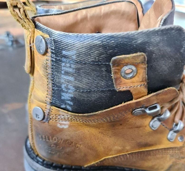 Yellow Cab echt Leder Herren Boots used Look gr 41 (Neuf (Voir