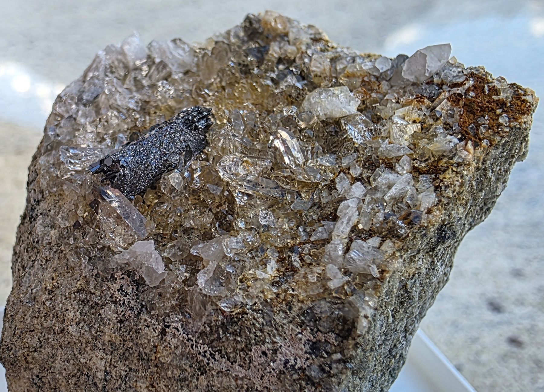 Mineralien & Heilsteine: Rutil Pseudomorphose nach Ilmenit. Mit Magnetit Binntal. – Gebraucht aus Glis von nbu_65ys 4