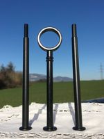 ETAGERE STANGEN  EHERING SCHWARZ - für 3-lagige Etageren