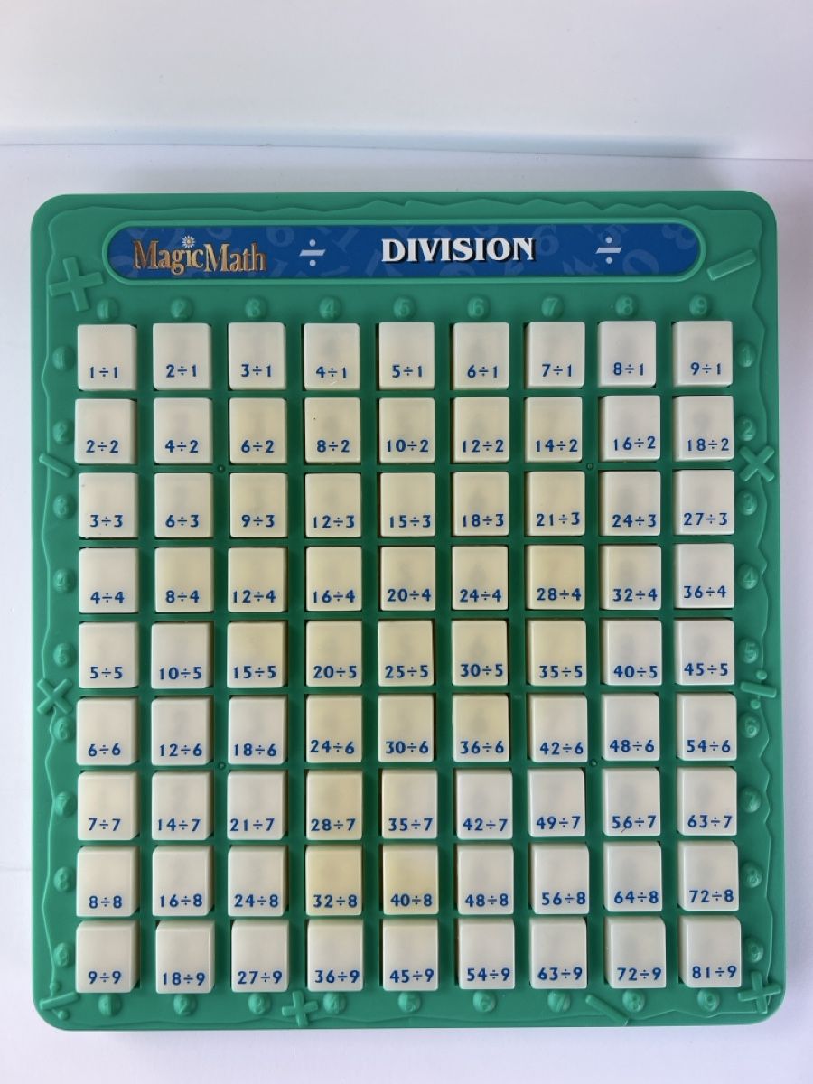 Giochi: Magic Math Division Lernspiel Gehirnjogging Übungstafel – Usato da Altdorf UR venduto da JanAil
