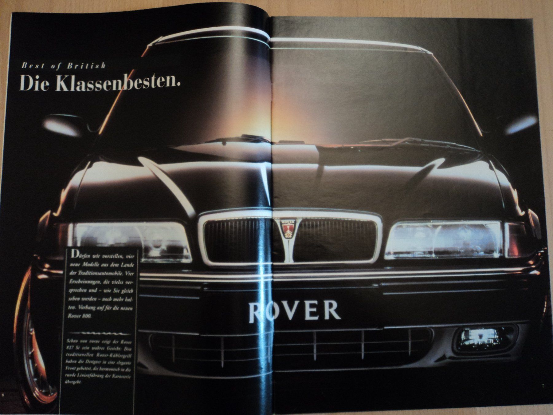 Rover Dokumente: Prospekt Rover Gesamtprogramm 1993 mit Mini, Discovery usw. – Gebraucht aus Schwarzenburg von modelCARama 4