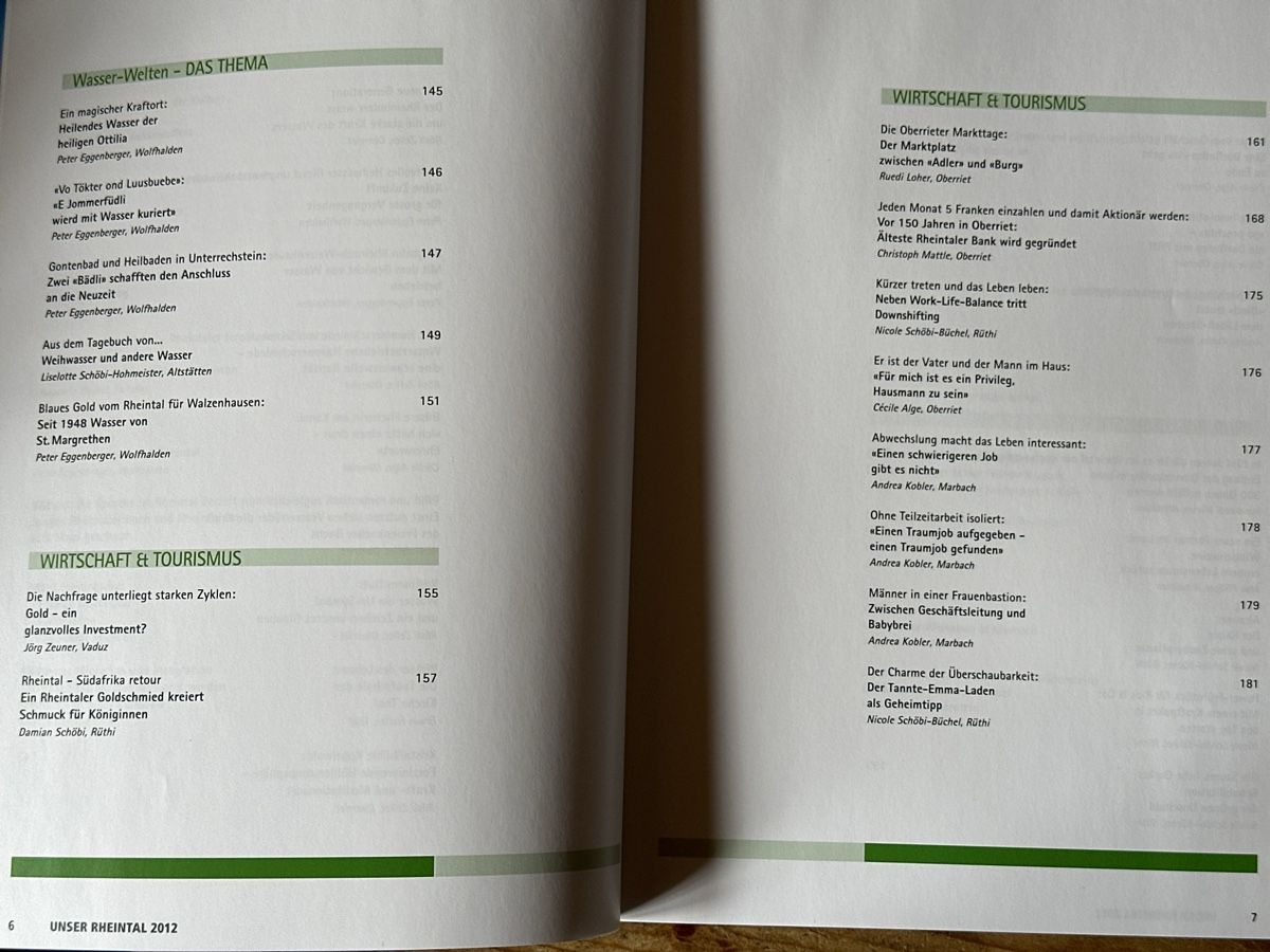 Libri: Unser Rheintal 2012 – Usato da Berschis venduto da Vild1 3