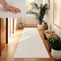 -50% 🔥🔥‼️ Teppich Super Soft Creme150x80 Läufer neu