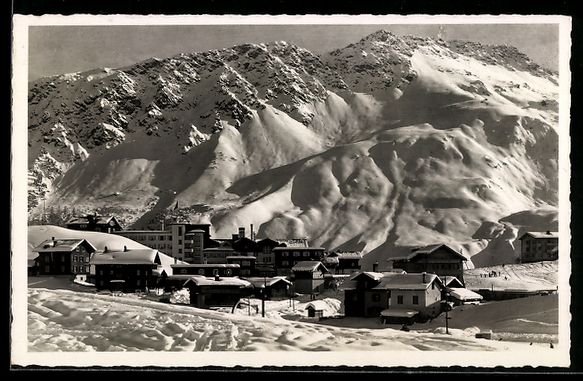 Cartoline postali: Arosa, Arosa-Kulm, Ortsansicht mit Schaf – Usato da Berlin venduto da bartko-reher