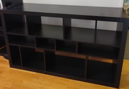 Regal, Schwarz 12 Fächer gebraucht