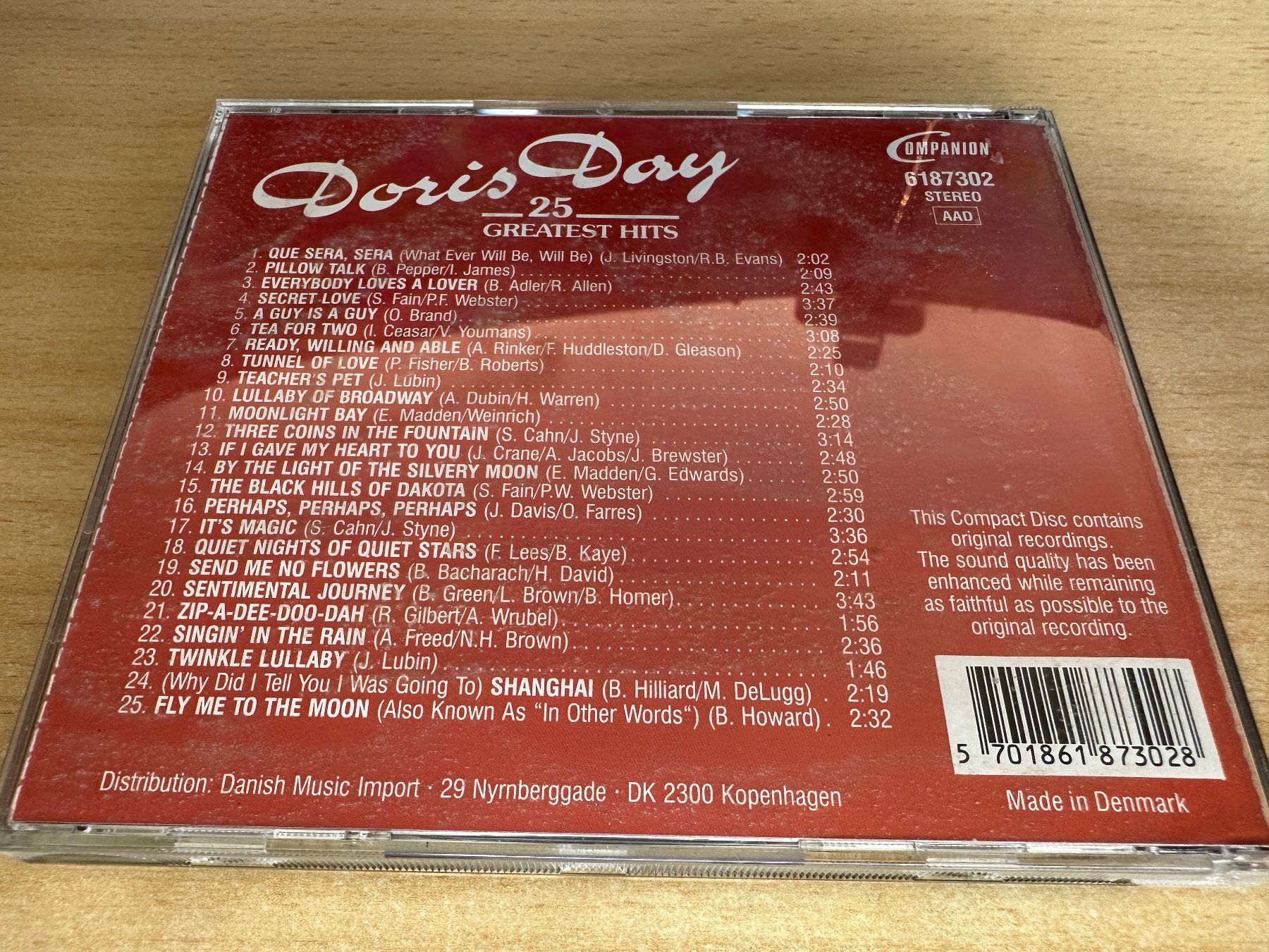 CD: A2 Doris Day – 25 Greatest Hits – Usato da Rikon im Tösstal venduto da Alpenmutz 1