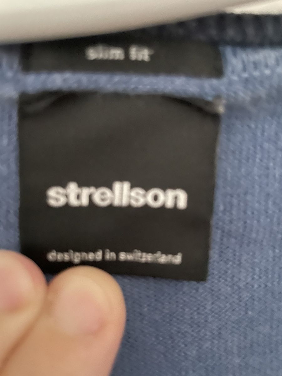 Maglioni & Felpe: Strellson Slim Fit V-Neck Sweater, XL, Blue – Usato da Adliswil venduto da Udarius 1