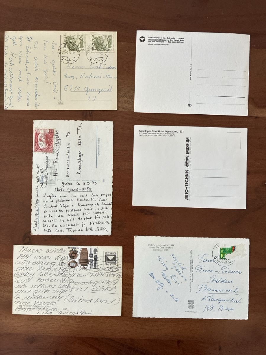 Cartes postales: 12 Ansichtskarten Schweiz diverse Automobile  – D'occasion à Oftringen par Cla.vD.74 3