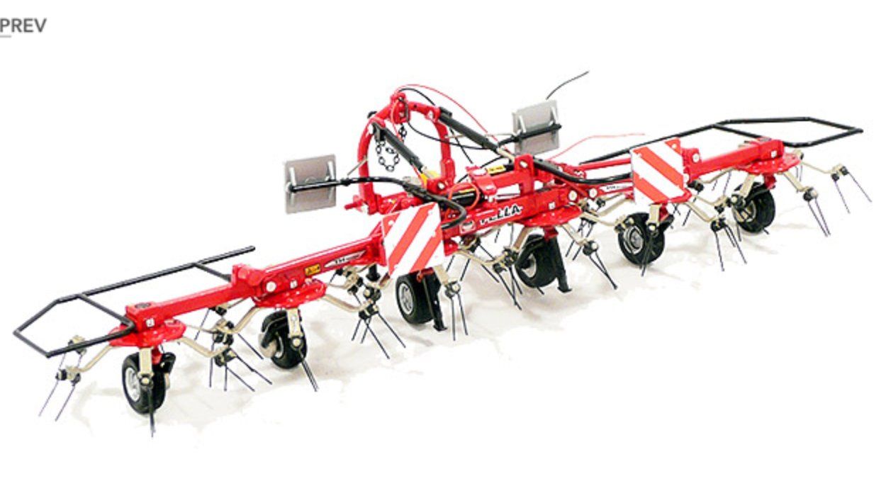 WSI Models Kit di modellismo & Modellini statici: WSI 9664 -  1:50 - Fella TH 680 D Hydro 6-elements Tedder – Nuovo e nell'imballaggio originale da Lausanne venduto da Techobby 2