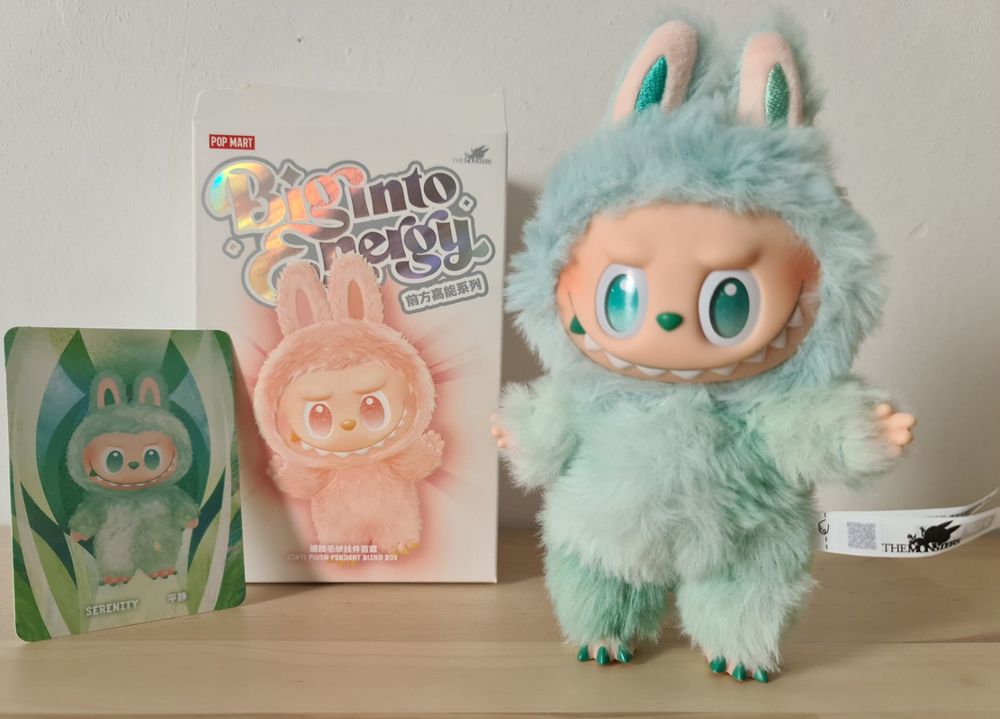 ORIGINAL Pop Mart LABUBU Big into Energy Series - SERENITY (Neu und ...