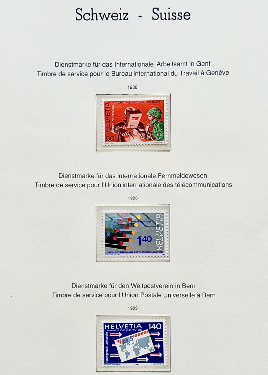 Tous les timbres: Dienstmarken CHF 144.20.- postfrisch – Neuf (Voir description) à Glattbrugg par Artos67 4