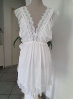 Weisses Negligee m. Spitze Gr S *neu*