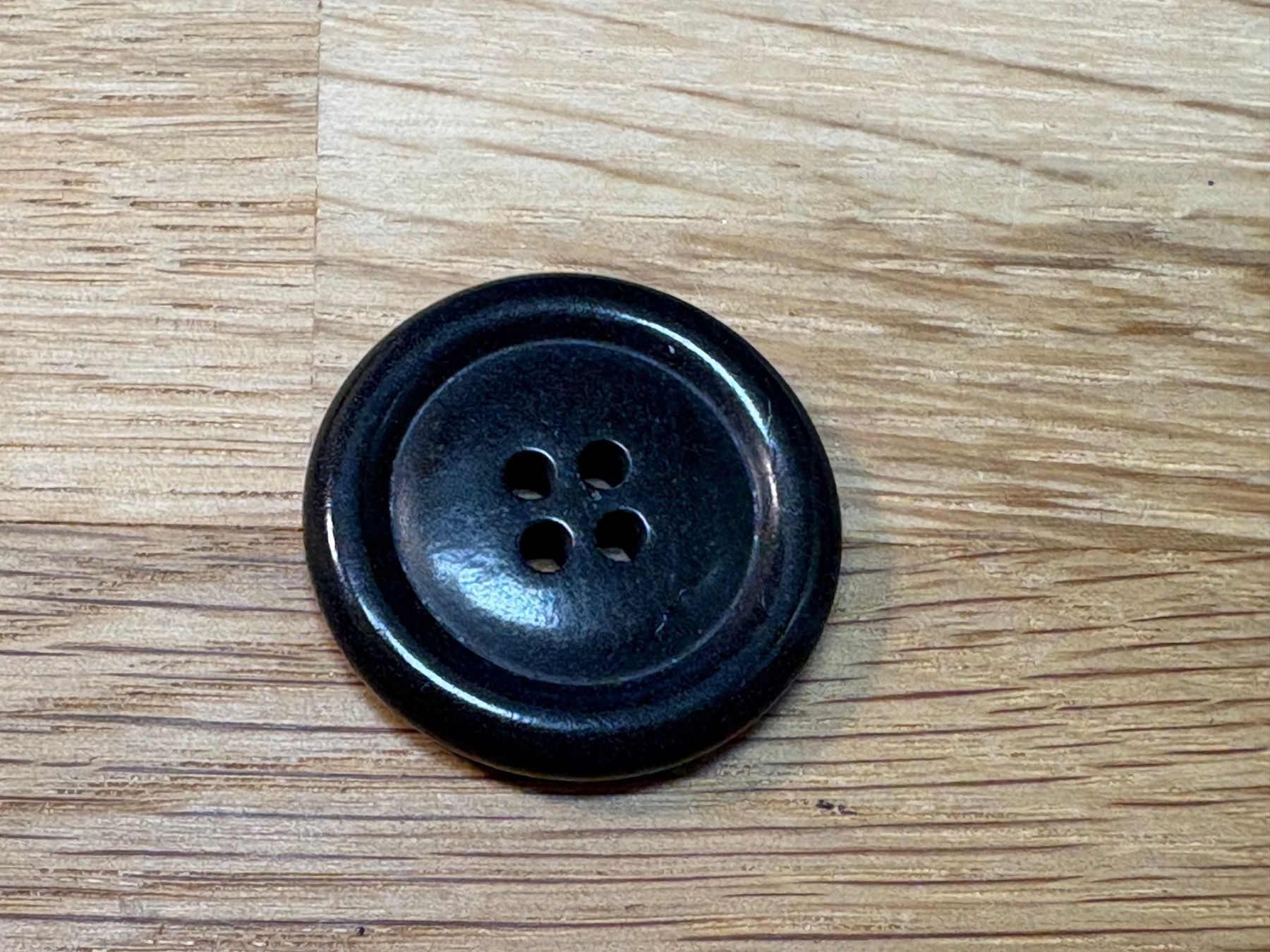 Bottoni: Mantelknöpfe 28mm schwarz Steinnuss – Nuovo (secondo la descrizione) da Ueken venduto da inf_djc5