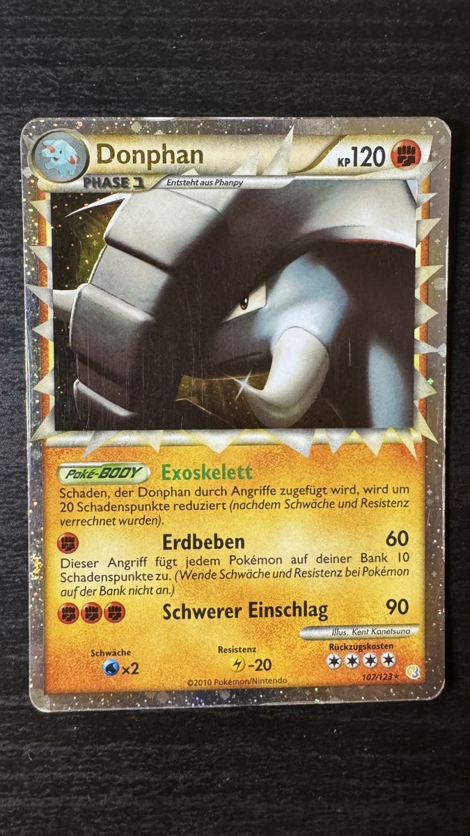 Pokémon Sammelbilder & Trading cards: Donphan prime 107/123 holo  – Gebraucht aus Belprahon von Rob_ain