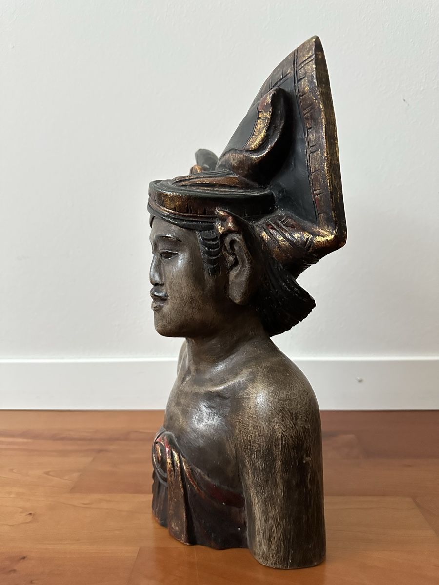 Skulpturen & Statuen: Indonesische Holzfigur Krieger – Gebraucht aus Luzern von Tsugumi0 3