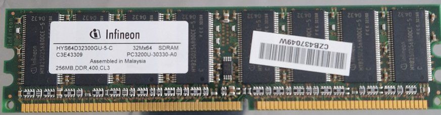 Memory / RAM: RAM DDR1-256MB-400MHZ – Gebraucht aus Villaz-st-Pierre von BIstroide