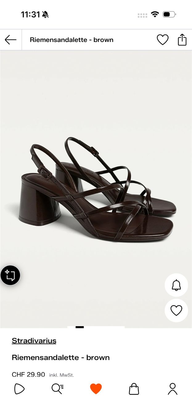 Stradivarius Damenschuhe: Riemensandalette – Gebraucht aus Bronschhofen von KathrinHollenstein 1