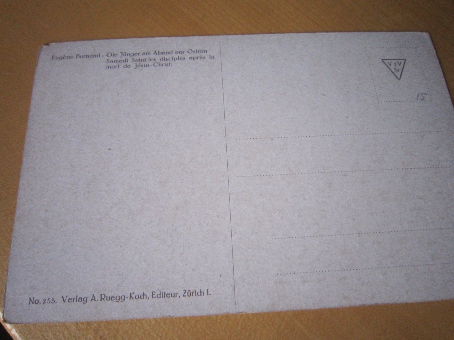 Cartes postales: No16 ntike Postkarten "les disciple apres la mort de christ" – D'occasion à Gordola par Polentaefung 1