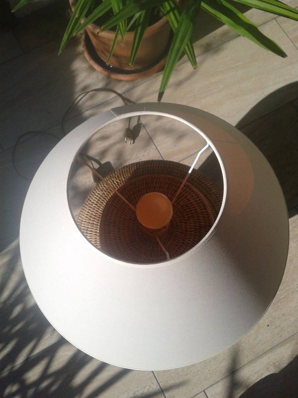 Lampen: Tischlampe Rattan Burma – Neu (gemäss Beschreibung) aus Camorino von Campellino 2