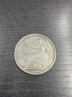 Schweizer Münze 5 Franken 1874 Helvetia Silber geprägt
