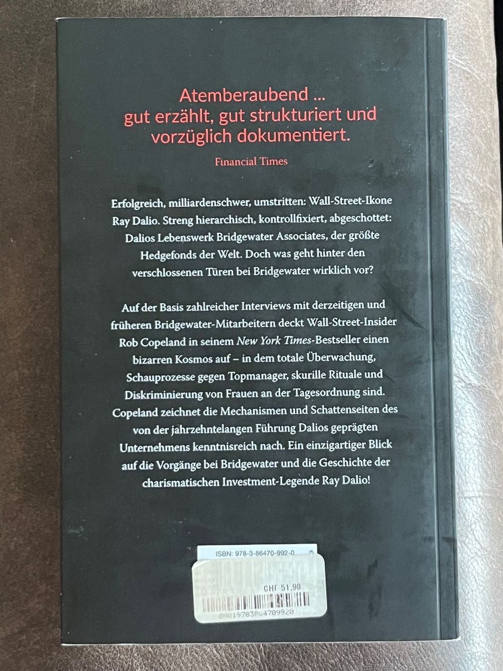 Libri: Buch Der Fonds Rob Copeland Deutsch – Usato da Hinterkappelen venduto da Kim1992 1