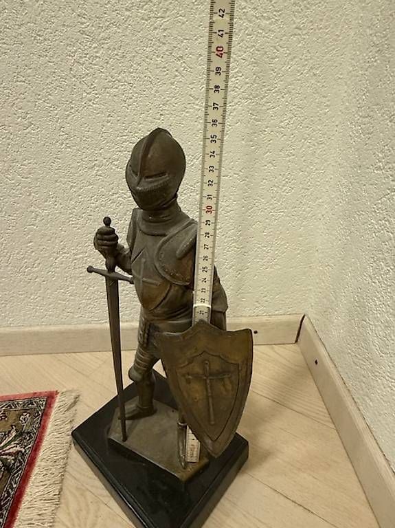 Figuren: Ritter Figur Bronze – Gebraucht aus Neuhausen von Innaweber 1