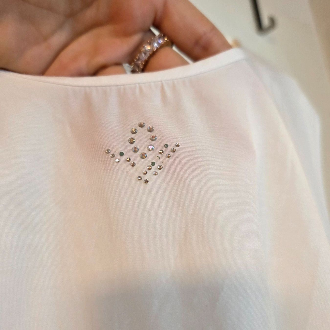 Camicette: Weiße Bluse 48 leicht elegant ärmellos – Usato da Wald ZH venduto da CapLux 5