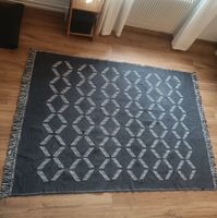 Teppich 150x200cm dunkelgrau Boho
