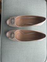 Neu! Brautschuhe Ivory mit Strass, Gr. 38