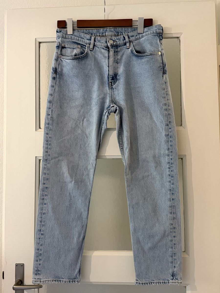 Arket Jeans: Arket Jeans Regular Cropped Stretch Grösse 31 hellblau – Usato da Basel venduto da zukk_