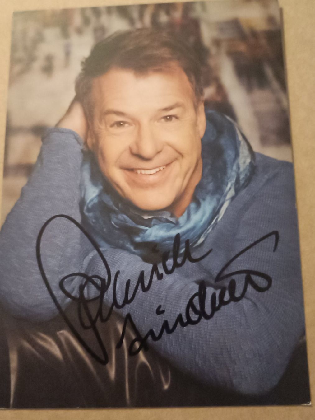 Autografi: Patrick Lindner - handsignierte Autogrammkarte – Usato da Menziken venduto da Artographs