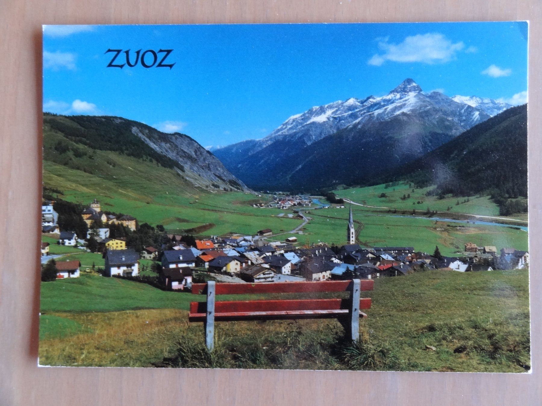 Cartoline postali: ZUOZ, Ober-Engadin, Grisons – Usato da St Léonard venduto da Riglin