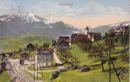 AK Steinerberg SZ mit Bahnhof ! (nach Embrach ZH) 1916