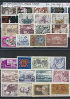1972 Österreich, Jahrgang komplett, ** postfrisch