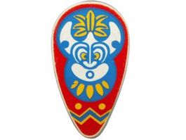 Lego Schild mit Islanders Masken Muster(2586px10)