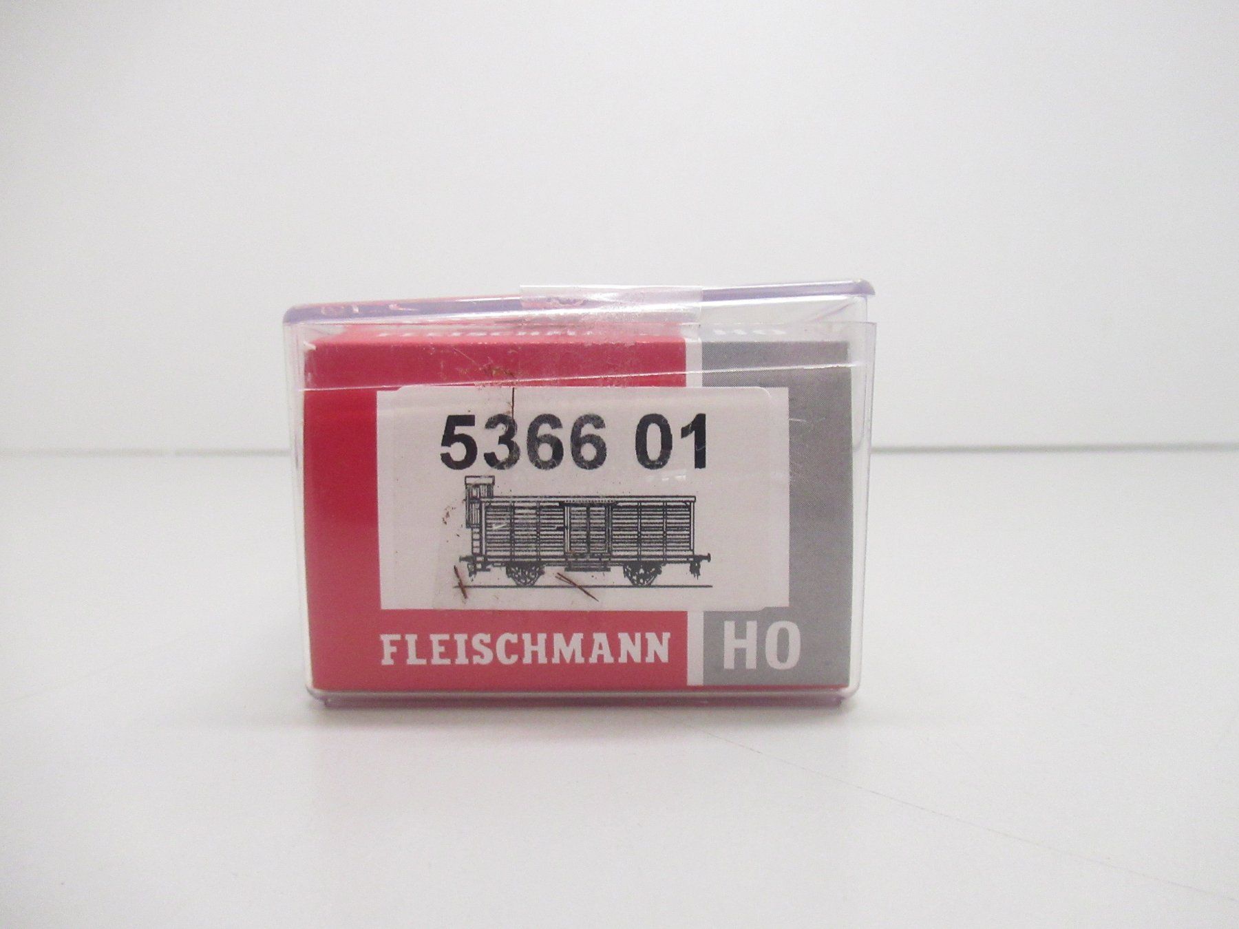 Fleischmann Modelleisenbahnen: Fleischmann 5366 01 gedeckter Güterwagen Preussen DC GS H0 – Gebraucht aus Basel von mhmarken 6