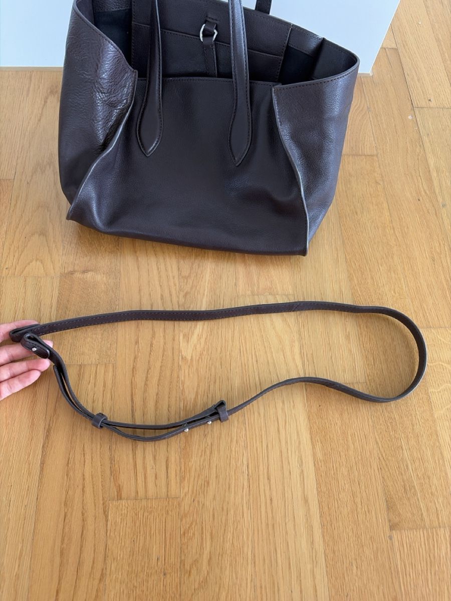 Massimo Dutti Borse da donna: Massimo Dutti Ledertasche dunkelbraun mit Schultergurt  – Nuovo (secondo la descrizione) da Zürich venduto da ufe_f5q5 2